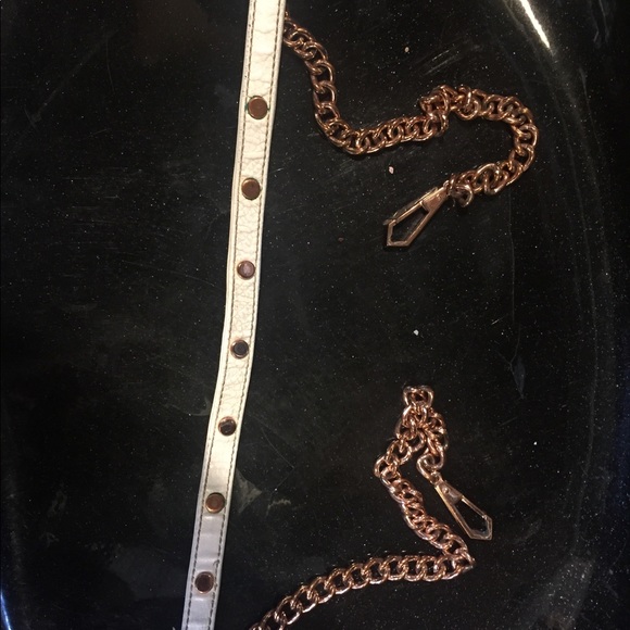 Rebecca Minkoff Mini White Leather Crossbody Bag - Picture 6 of 8